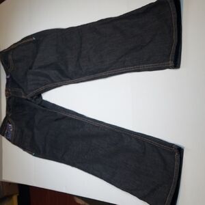 Coogi Embellished Rhinestone Pockets Straight Leg Dark Wash Jeans 15/16